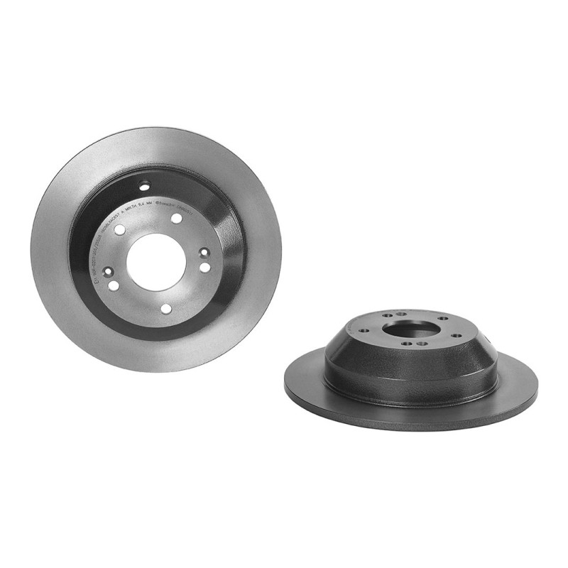 Remschijven Achteras Brembo Premium