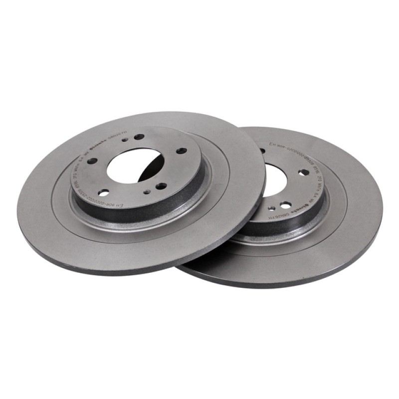 Remschijven Achteras Brembo Premium